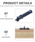 Deck Stain Applicator For Flat Cabinets And Edges Pro Grade Artist Texture Brush handle and bristles detail