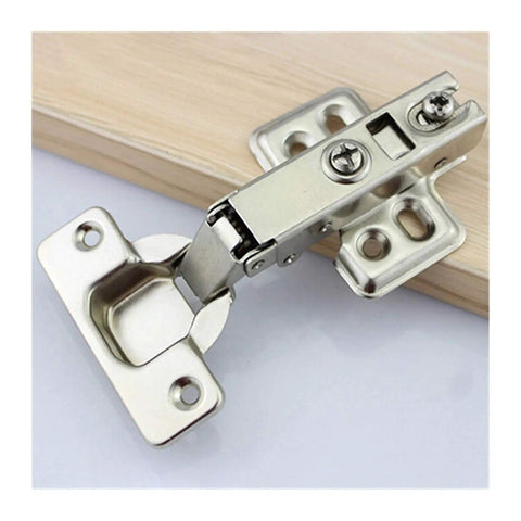 Stainless Steel Cabinet Hinges 10 Pack Hydraulically Damped Soft Close Concealed Hinges No Slam For Bookcases And Closets.