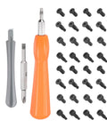 44Piece Ring Doorbell Screwdriver Replacement Kit Must Have With Double Ended Magnetic Bits T6 T15 Phillips Slotted Includes Pry Tool