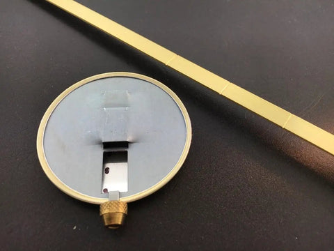 Adjustable Clock Pendulum Bob 2 3/4 Inch Diameter 15 Inch Length Replacement Part For Clock Movements DIY Clock Assembly Kit