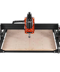 Front view of Beefy 300W 3 Axis CNC Router Engraving Machine Kit with GRBL Control, 400 by 400 mm working area, 1200 RPM spindle.