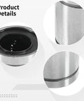15 Pcs LM12UU Linear Ball Bearing Set With Sealed Dual Seal Protection For CNC Machines And 3D Printers 12 Mm Diameter Aluminum Alloy Construction Built To Last Smooth Operation And Accurate Motion, close-up of sealed aluminum bearing