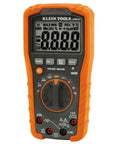 Digital Auto Ranging Multimeter For AC DC Voltage And Current With Temperature Frequency Capacitance Duty Cycle Diode And Continuity Tests 1000V CAT IV 600V CAT III 1000V Safety Built Tough And Drop Ready Orange handheld