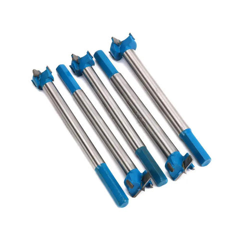 Heavy Duty Forstner Drill Bit Set Cuts Clean Wood Holes Like A Boss With Durable Alloy Steel Bore Bits For Cordless Drills.