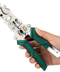 Sweet Heavy Duty Portable Folding Wire Stripper For Contractors And Diy Crews Featuring Rugged Go Anywhere Build with quick grip handles.