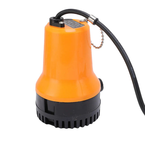 Heavy Duty Submersible Sump Pump Battle Ready Workhorse Delivering Slick 1110 GPH Turbo Water Transfer With Durable Copper Motor.