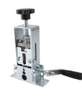 Heavy Duty Drill Powered Wire Stripper Rock Solid Adjustable Electric Cable Stripping Tool detailed close-up of the mechanism.