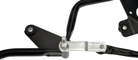 Mercedes-Benz Windshield Wiper Linkage Replacement For Select Models, Direct Fit And Easy Install, Replaces Crank Arm To Restore Wiper Blade Action, OEM-Grade Construction, Durable, No-Nonsense Repair For Clear Visibility, black metal linkage close-up