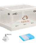 Portable Pet Atomization Tank For Dogs And Cats Inhaler Nebulizer with accessories, dual port system, transparent design