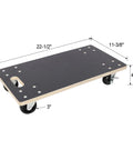 Heavy Duty Furniture Dollies For Moving Couches And Pianos With Solid Plywood Build Supports Up To 1320 Lbs with swivel casters and handle.