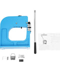 SS-16 Sheet Metal Shrinker Stretcher Manual Tool with accessories and manual, cast iron, 8 inch throat for ductwork, auto body bends