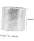 Roll of Self-Adhesive Roof Repair Tape With Aluminum Foil Butyl Sealant For Quick Leaks Fix On Roofs, 196.9 in length