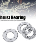 Axial ball thrust bearing set, five metal bearings with 5/8-inch bore