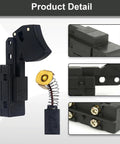 Dead Nuts Reliable Sw77 Aftermarket Circular Saw Trigger Switch Rated At 20 Amps with a spare carbon brush set detailed view