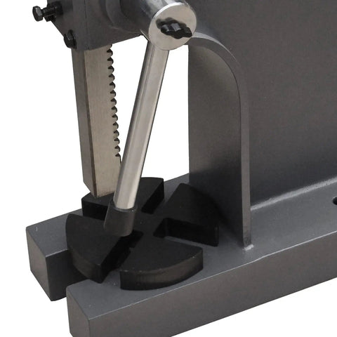 Close-up of a Beefy Three Ton Manual Arbor Press For Bearing Installation And Metal Bending Eleven Inch Height Portable Hand Press AP Three