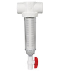 1-12-100-F Spin-Down Sediment Filter With Polyester Screen, Easy-Clean, Heavy-Duty Filtration For Your Home Well Water