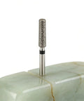 Pro Grade Diamond Coated Rotary Burr Set With 50-Piece Assorted Grinding Bits For Stone Carving, 1.6 mm Shank in use on jade
