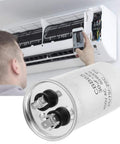 30 uF 450V Homopolar Electrolytic Capacitor For Air Conditioner Compressors And Industrial Equipment Motor Drives, Heavy Duty Motor Start Cap, 30 Microfarad Electrical Motor Start Component on AC unit