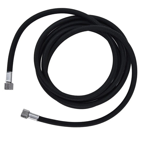 Airbrush Hose 6.2ft Rubber Air Line with G1/8 Female Connectors Flexible Air Tubing for Airbrush Compressor Spray Painting coiled