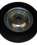Heavy Duty 6 Inch Fixed Wheel Replacement For JDI Trolleys And Carts Oil And Chemical Resistant Built To Roll Fits JDI 5DP 15DP 6EV 20EV 20EV-B 20COMBO And 20COMBO-B, black 6-inch wheel
