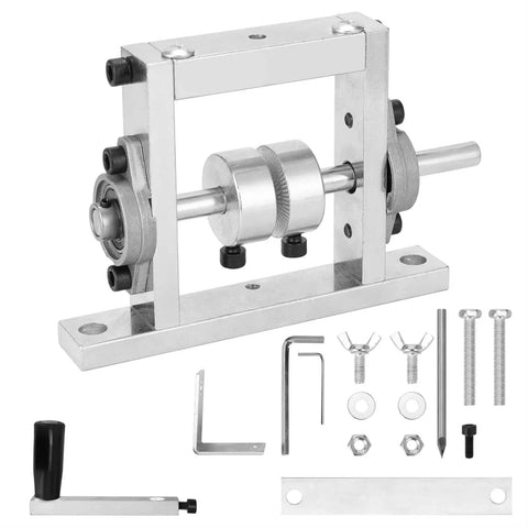 Heavy Duty Manual Wire Stripper Machine For 1-30mm Cable Stripping with adjustable knurled inlet holes and various parts.