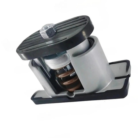 Heavy Duty Spring Loaded Shock Isolators For AC And HVAC Units and Rock Solid Rubber Mount with grippy base for vibration control.