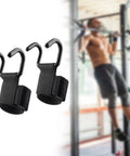 Non Slip Weight Lifting Hooks For Men And Women With Wrist Support And Cushioned Comfort Non Slip Rubber Sleeve For Superior Grip