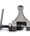 Heavy Duty Chain Breaker And Link Splitter Tool For Motorcycle Bike ATV Mowers And More Fits 420 428 520 525 528 530 Chainsaw Chains Replaceable Press Pin Durable High Carbon Steel Construction on white background