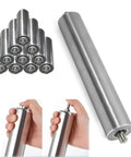 Heavy Duty Stainless Steel Conveyor Roller Kit 10 Pack Replacement Rollers For Factory And Warehouse Use 25mm Diameter By 150mm Length