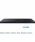 ViewFinity S50GC 34 Inch Ultrawide QHD Monitor ports including HDMI, DP, USB on a black slim bezel design.
