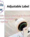 Adjustable label disc component of Top Tier Flat Surface Labeling Machine With Solid Vacuum Pump For Self Adhesive Labels.