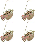 Four Pack Sliding Screen Door Tension Springs With One And A Quarter Inch Steel Ball Bearing Rollers Replaces B515 B714 B796