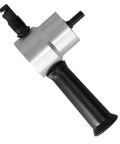 Double Head Metal Cutter Nibbler Drill Attachment For Circle Cutting And Straight Lines, 360 Degree Ergonomic Handle, Side View