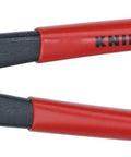 High Leverage Concretors' Nippers With Plastic Dip, 25 Percent Less Effort, Extra Slim Jaw For Deep Mounted Steel Rods