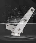 316 Stainless Steel T Hinges Marine Grade Heavy Duty Boat Hatch Hinge submerged in water showing corrosion resistance