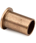 Self Lubricating Bronze Bushing Oil Filled Flanged Bearing 5/8 Inch Inner Diameter 7/8 Inch Outer Diameter 1 Inch Length on white background