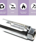 Oxygen Sensor Socket Tool 0.87 Inch 6 Point I Type Side Wire Cutout Wrench For Cars Heavy Duty 45 Steel Construction Universal Fit