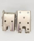 Heavy Duty 2 Pack 90 Degree Self Locking Folding Hinge Bracket Hidden Steel Foldable Support for Table Legs Bed Legs