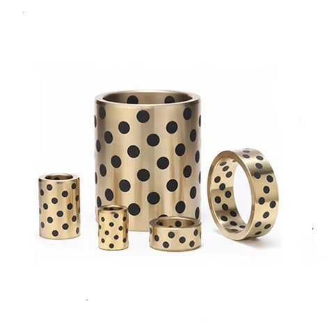 Heavy Duty Graphite Copper Brass Linear Bearing Bushing Oilless Self Lubricating Sleeve Crafted For Rock Solid Performance And Serious Wear Resistance On Every Build