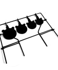 Level Up Your Plinking Sessions With This Sweet Auto Reset Steel Gong Spinner Targets For.177 And.20 Caliber Rifles on white background