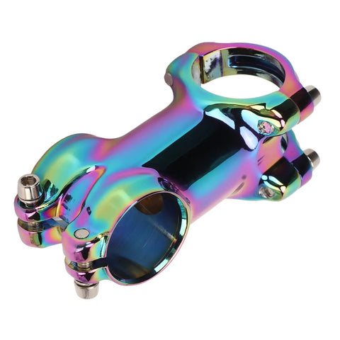 Lightweight Aluminum Alloy Bicycle Stem With CNC Machining In Dazzle Color, 31.8mm Handlebar Stem For Mountain And Road Bikes