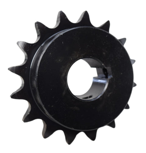 Heavy Duty Roller Chain Sprocket 16 Teeth 1 Inch Bore For 50 Pitch Chain Pro Grade Carbon Steel With Heat Treated Teeth Keyway Slot