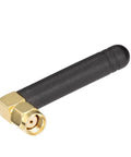 Mini Dual Band WiFi Antenna 2.4GHz 5GHz 5.8GHz MIMO RP-SMA Male Right Angle 2 Pack Omni Directional 2dBi Gain
