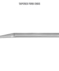 Side view of 15 16 Inch Ball Joint Separator Pickle Fork Tool Tie Rod Tool Heavy Duty Steel with tapered fork ends