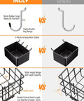 Pegboard Organizer Kit With 238 Pieces Hooks Bins Baskets Paper Towel Holder For One Eighth And One Quarter Inch Pegboards Solid Garage Wall Storage And Tool Hanger Set comparison chart showing design differences and features