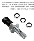 Brake Pressure Switch Kit With Seal Washers For Polaris UTVs 2015 To 2025 RZR Ranger General Sportsman Replaces 4014262 4081117 791071