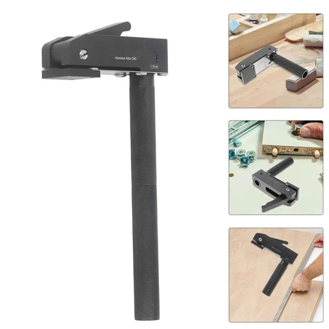 Fast Acting Fixed Clamp For Woodworking Adjustable Benchtop Hold Down Clamp 19mm Aluminum And Stainless Steel Construction