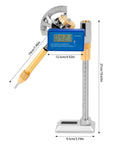 Digital Display Angle Manipulator For Gem Faceting And Jade Jewelry Making, Pro Grade High Precision Grinding Tool With Dial Angle Gauge