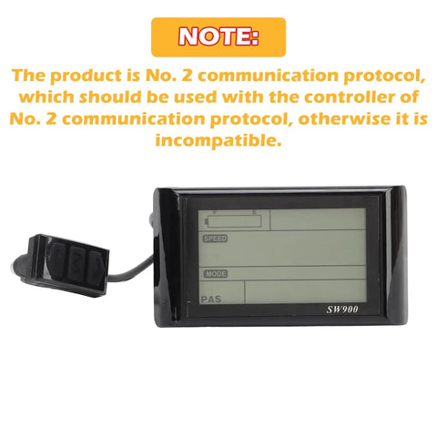 Real Time Battery Meter Display For Ebikes And Scooters With 5 Pin SW900 Waterproof Panel Dope LCD Gauge Tracks Power Usage Durable ABS Build 25cm Cable Easy Install Low Maintenance