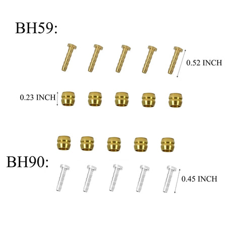 Hydraulic Brake Hose Kit For Mountain Bikes 2500mm Tubing With 2mm ID And 5mm OD Brass Ferrules And Barbs Compatible With Shimano BH59 BH90